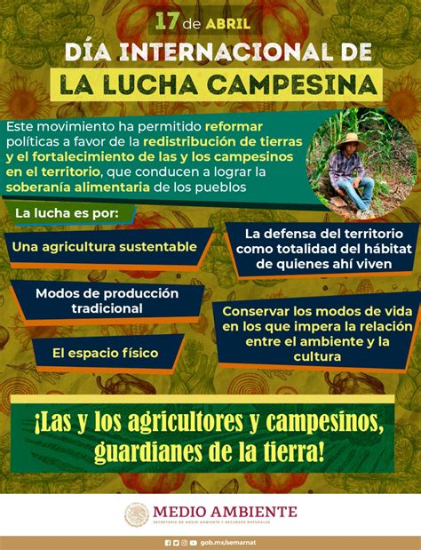 SEMARNAT México on Twitter Día Internacional de la LuchaCampesina