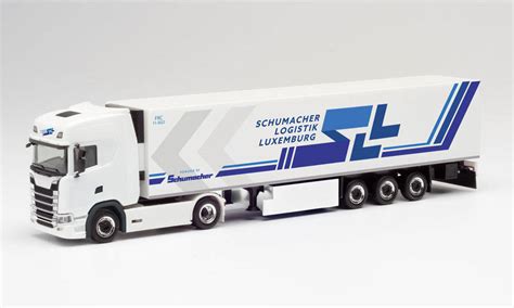 Herpa Scania Cs Hd K Hlkoffer Sattelzug Sll Schumacher