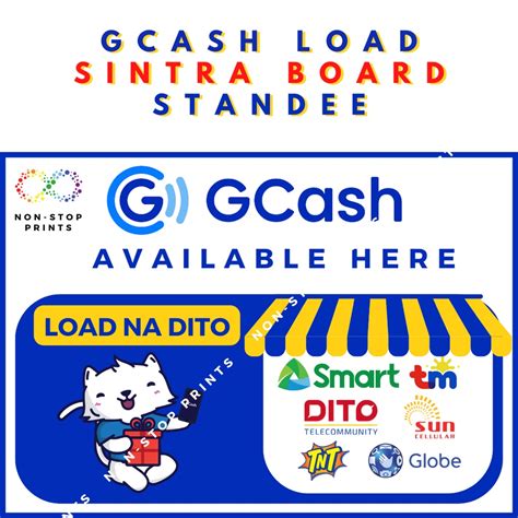 Gcash Paymaya Signage Cash In And Cash Out Sintraboard Load Standee A5