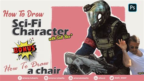 How To Draw Sci Fi Character From Sketch Youtube