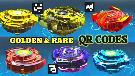 Beyblade Burst Golden Qr Code And Shining Qr Codes Beyblade Burst