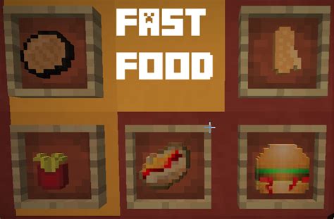 Fast Food Texture Pack - UPDATED TO 1.13 Minecraft Texture Pack