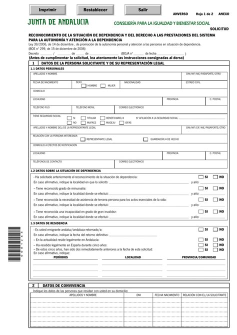 Formulario Junta De Andalucia - skuylahhu 2