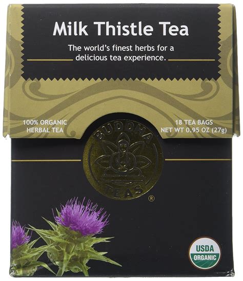 Milk Thistle Tea Organic Herbs 18 Bleach Free Tea Bags N4 Free