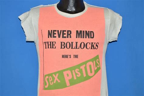 70s Never Mind The Bollocks Album Sex Pistols T Shirt Small Etsy