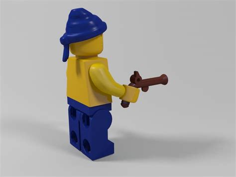 Пиратский лего персонаж 3 3D Модель $10 - .unknown .max .obj - Free3D