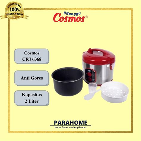 Jual Cosmos Rice Cooker Magic Harmond CRJ 6368 2 L Shopee Indonesia