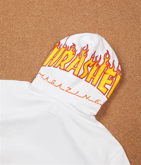 Vans x Thrasher Hoodie - White | Flatspot