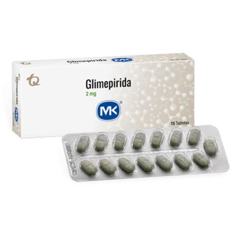 Glimepirida Mk Mg Caja X Tabletas