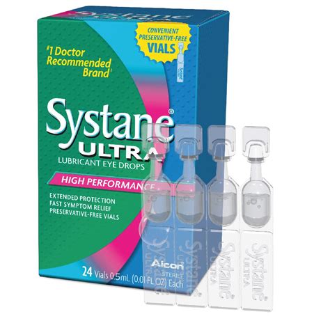 Alcon Systane Ultra Lubricant Eye Drops 24 Vials X 05ml Shopee Malaysia