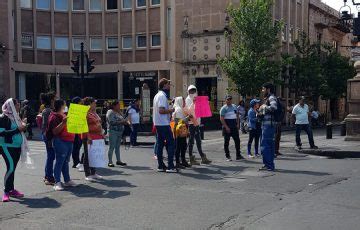 Presuntos Profesores Paralizan El Tr Nsito En El Centro De Morelia