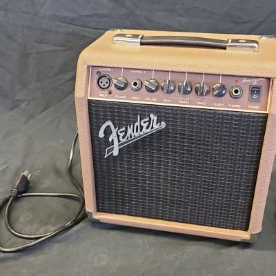 Fender Acoustasonic 15 Acoustic Combo Tan Reverb