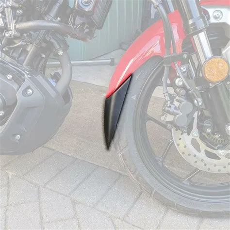 PYRAMID AVANT FENDER Extension Rallonge Noir Yamaha Xsr 125 2021 2023