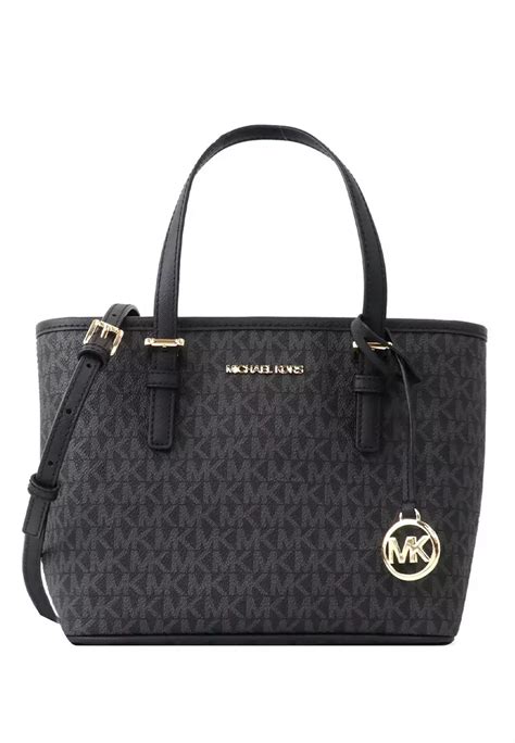 MICHAEL KORS Michael Kors Jet Set Travel Extra Small Logo Top Zip Tote