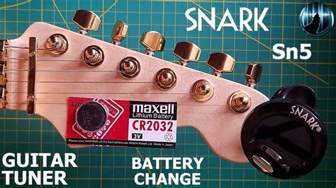 Snark Sn Guitar Tuner Battery Change Youtube