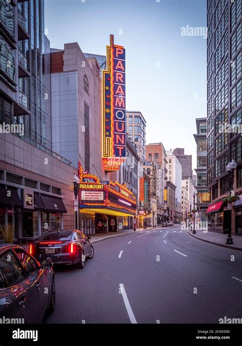 Boston Theater District Stock Photo - Alamy