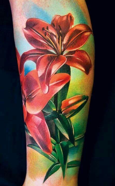 Looking to get my Lily tattoo finished. Kinda sorta in love with this ...