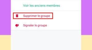 Comment supprimer un groupe WhatsApp Le guide étape par étape