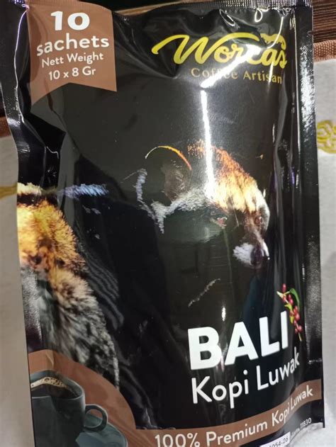 Kopi Luwak Worcas Bali Premium Gram Isi Sachet Lazada