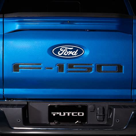 55564fd X Putco Ford F 150 Tailgate Lettering Kit Stainless Steel