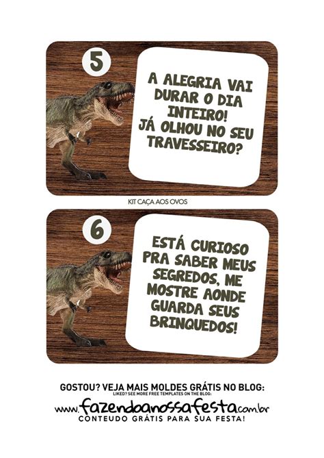 Kit Caca Ao Ovos Dinossauro Pista Fazendo A Nossa Festa