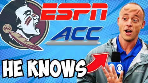 Josh Pate FINALLY Gets It Right Makes FSU Fans Cheer ACC ESPN