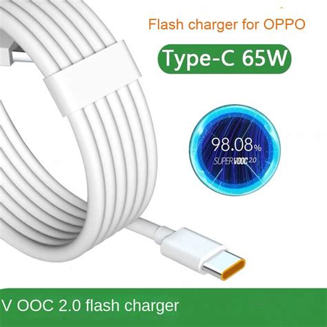 65w Supervooc 2 0 Fast Charger For Oppo Find X2 Pro Reno 5 5g 3 4 Pro