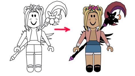 Draw Draw Roblox Girls Canvas Broseph