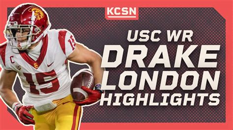 USC WR Drake London Highlights 2022 NFL Draft KCSN Profiles YouTube