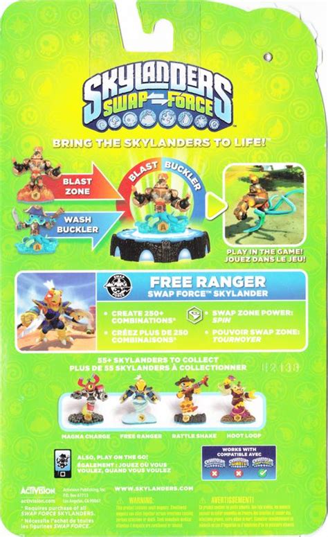 Skylanders Swap Force Free Ranger 2013 Box Cover Art Mobygames