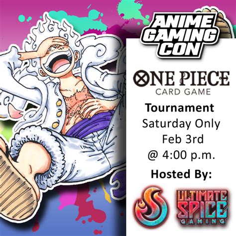 One Piece Tournament Anime Gaming Con