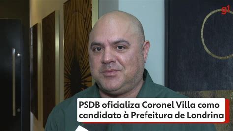 PSDB oficializa Coronel Villa como candidato à Prefeitura de Londrina