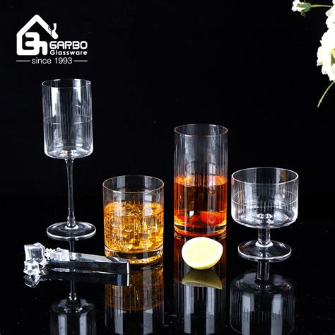 Hand Blow Glass Cup Juice Tumbler Bar Whisky Glasses Round Creative Glassware Set China Glass