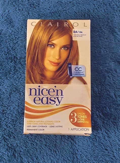 Clairol Nice N Easy Natural Medium Ash Blonde Hair Color A Ebay