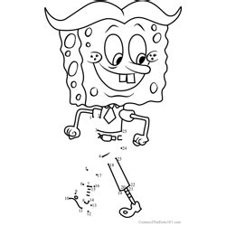 Spongebob Dot To Dot Printables Team Coloring