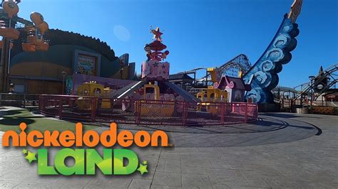 Nickelodeon Land At Blackpool Pleasure Beach Full Walkthrough March 2022 Youtube