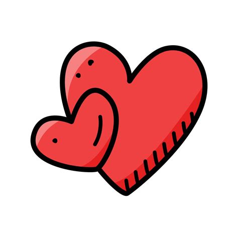 Foto De Coração De Desenho - ilustração em vetor coração doodle. desenho de um coração é um símbolo ...