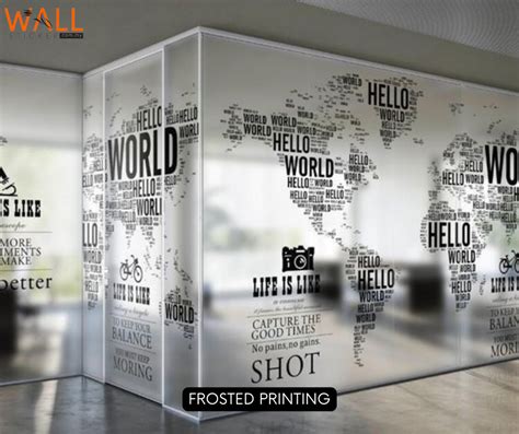 Custom Mural / Customised Glass Tint Film Sticker Mural Pattern For ...