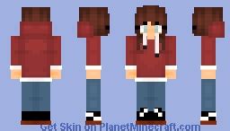 Hoodie Girl Minecraft Skin