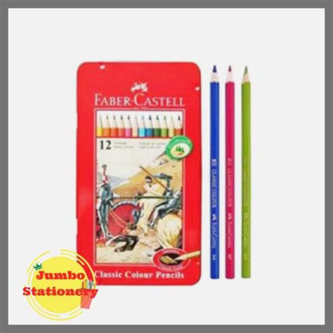 Jual Pensil Warna Faber Castell Tin Case Classic Warna Pensil Gambar