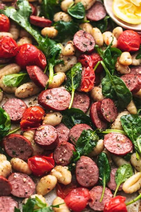 Sheet Pan Gnocchi And Sausage Creme De La Crumb