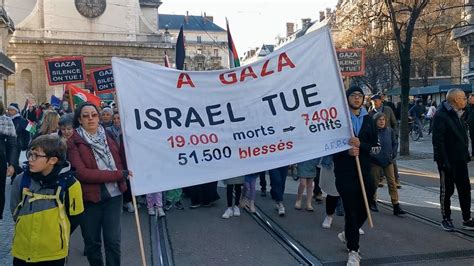 Manifestation pour le peuple palestinien à Grenoble YouTube