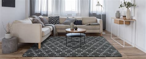 Chicrug Shag Geometric Modern Area Rug For Bedroom 5x7