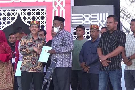 Tahun Peringatan Damai Aceh Eks Kombatan Terima Lahan