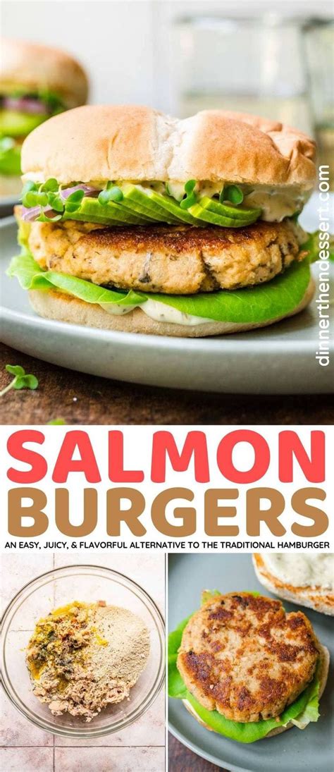 Salmon Burger Salmon Burgers Salmon Burger Recipe Salmon Patties Recipe