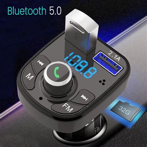 Transmisor FM Con Bluetooth 2021 Para Coche Reproductor De Audio MP3