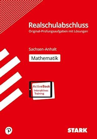 Stark Original Pr Fungen Realschulabschluss Mathematik Sachsen