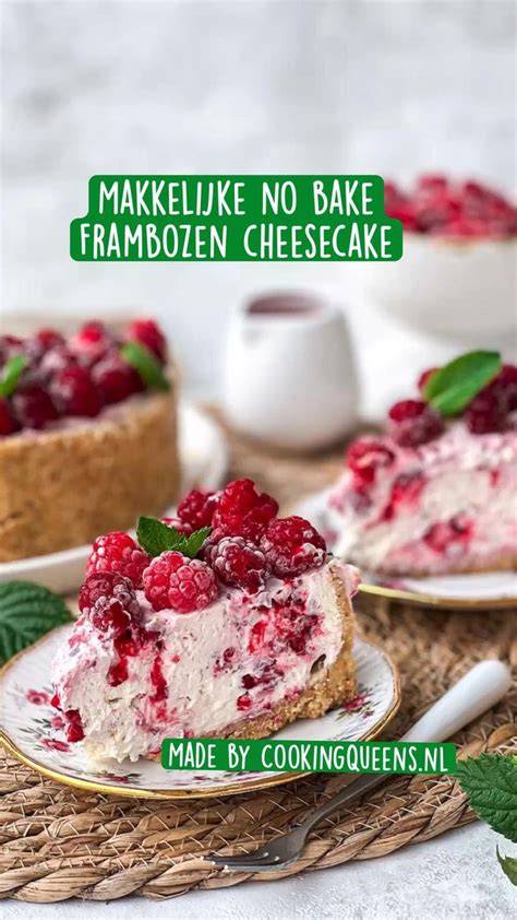 Makkelijke Frambozen Cheesecake Cookingqueens Recipe Specialty