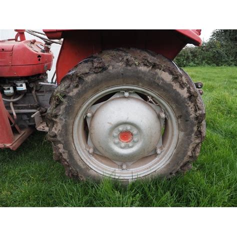 Massey Ferguson 135 Tractor Fitted With Front End Loader Bucket And