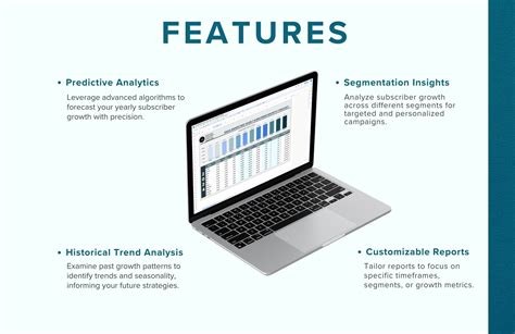 Email Marketing Yearly Subscriber Growth Forecast Template In Excel